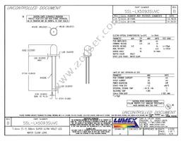 SSL-LX5093SUVC Datasheet Cover