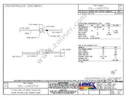 SSL-LXA227YD Datasheet Cover