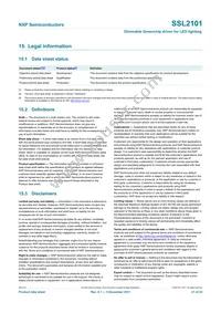 SSL2101T/N1 Datasheet Page 21