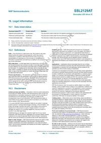 SSL2129AT/1J Datasheet Page 17