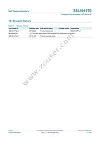 SSL5015TE/1Y Datasheet Page 17