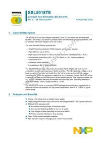 SSL5018TE/1Y Datasheet Cover