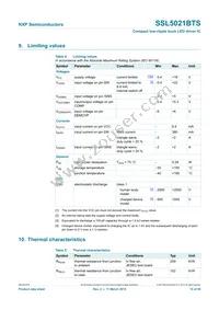 SSL5021BTS/1X Datasheet Page 10