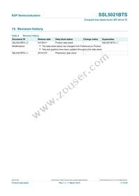 SSL5021BTS/1X Datasheet Page 17