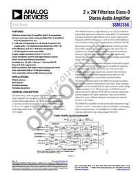SSM2356CBZ-RL7 Datasheet Cover