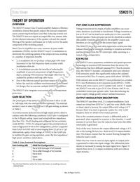 SSM2375CBZ-REEL Datasheet Page 13