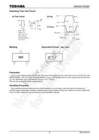 SSM3K7002BF Datasheet Page 2