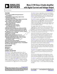 SSM4321ACBZ-R7 Datasheet Cover