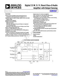 SSM4567ACBZ-R7 Datasheet Cover