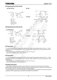 SSM6L13TU(T5L Datasheet Page 3