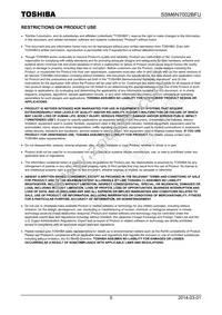 SSM6N7002BFU Datasheet Page 5