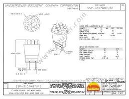 SSP-3157WB7U12 Datasheet Cover