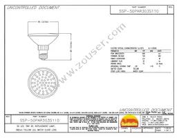 SSP-50PAR303S110 Datasheet Cover