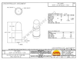 SSP-D19F9SIC-12V Datasheet Cover