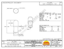 SSP-D29B9SIC-12V Datasheet Cover