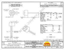 SSP-LXC0472UP4 Datasheet Cover