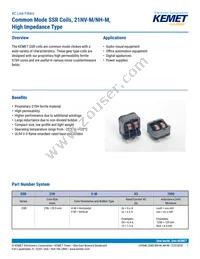 SSR21NV-M10475 Datasheet Cover