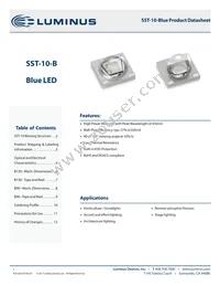 SST-10-B-B90-P450 Datasheet Cover