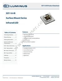 SST-10-IR-B90-H940-00 Datasheet Cover