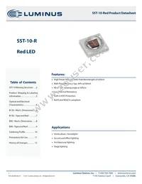 SST-10-R-B90-G630 Datasheet Cover