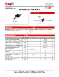 SST139C-600E Datasheet Cover