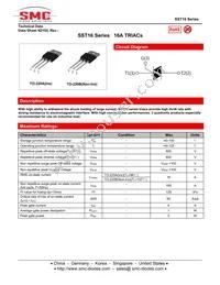 SST16A-800CW Datasheet Cover