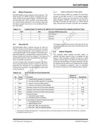 SST25PF080B-80-4C-SAE-T Datasheet Page 5