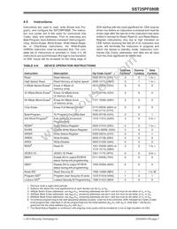 SST25PF080B-80-4C-SAE-T Datasheet Page 7