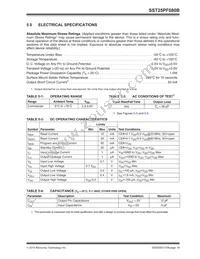 SST25PF080B-80-4C-SAE-T Datasheet Page 19