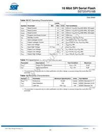 SST25VF016B-75-4I-S2AF-T Datasheet Page 23