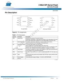 SST25VF040B-80-4I-S2AE-T Datasheet Page 4