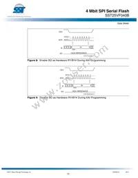 SST25VF040B-80-4I-S2AE-T Datasheet Page 13