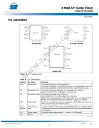 SST25VF080B-80-4I-SAE Datasheet Page 4