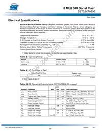 SST25VF080B-80-4I-SAE Datasheet Page 23