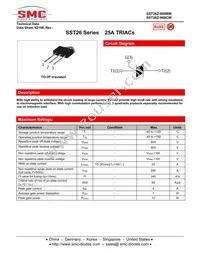 SST26Z-800CW Datasheet Cover