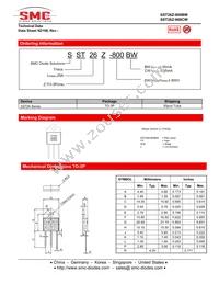 SST26Z-800CW Datasheet Page 3