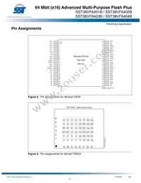 SST38VF6404B-70-5I-EKE-T Datasheet Page 4