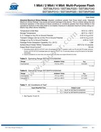 SST39LF040-45-4C-NHE-T Datasheet Page 12