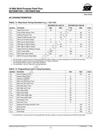 SST39WF1601-90-4C-B3KE-T Datasheet Page 13