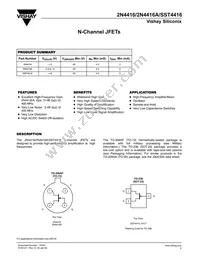 SST4416-T1-E3 Datasheet Cover