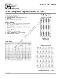 SSTUA32864BHMLF Datasheet Cover