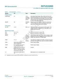 SSTUG32865ET/S Datasheet Page 7