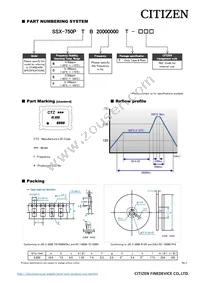 SSX-750PBE16777216T Datasheet Page 2