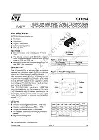 ST1394-01SC6 Datasheet Cover