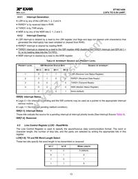 ST16C1450IQ48-F Datasheet Page 13