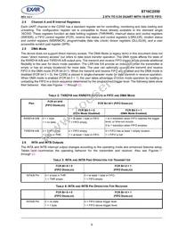 ST16C2550IJ44TR-F Datasheet Page 9