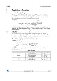 ST1S15TPUR Datasheet Page 17