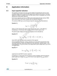 ST1S41PUR Datasheet Page 15