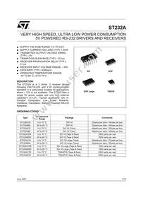 ST232ABW Datasheet Cover