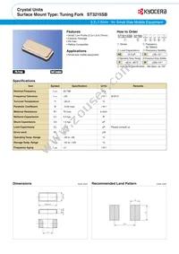 ST3215SB32768E0HPWZZ Datasheet Cover